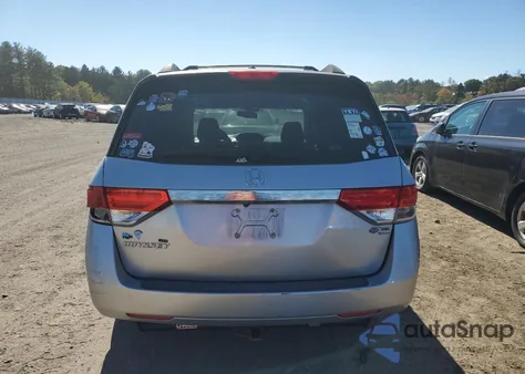 2014 Honda Odyssey Exl z USA, uszkodzony, nr VIN 5FNRL5H63EB112997
